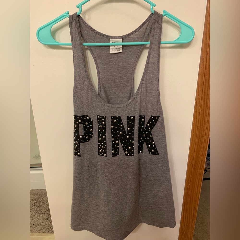 PINK Victoria secret tank top size large.